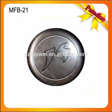 MFB20 Wholesale new antique brass metal jeans button and rivets 17mm with logo engraved